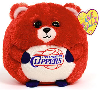 Los Angeles Clippers - bear - Ty Beanie Ballz