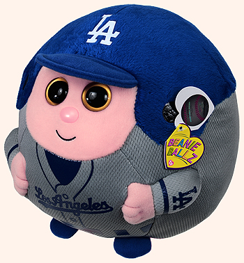 Los Angeles Dodgers (medium) - baseball player - Ty Beanie Ballz