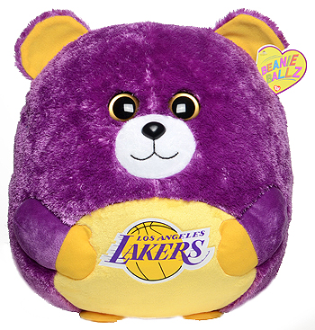 Los Angeles Lakers (extra large) - bear - Ty Beanie Ballz