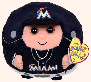 Miami Marlins - baseball player - Ty Beanie Ballz