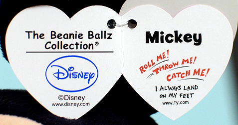Mickey (medium) - swing tag inside