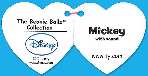 Mickey with sound - swing tag inside