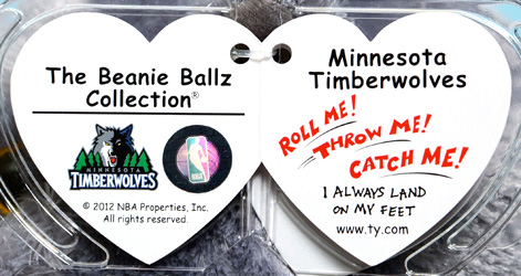 Minnesota Timberwolves - swing tag inside