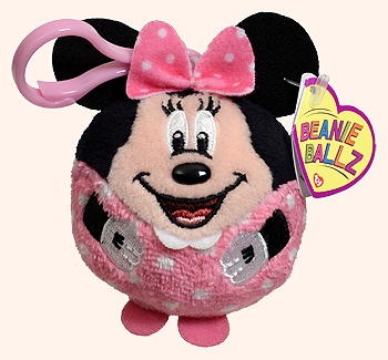 Minnie (clip) - mouse - Ty Beanie Ballz
