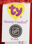 Montreal Canadiens (medium) - tush tag front