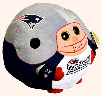 New England Patriots (large) - football player - Ty Beanie Ballz