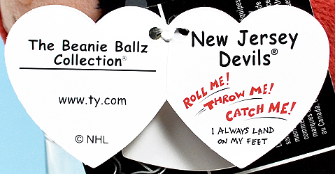 New Jersey Devils - swing tag inside
