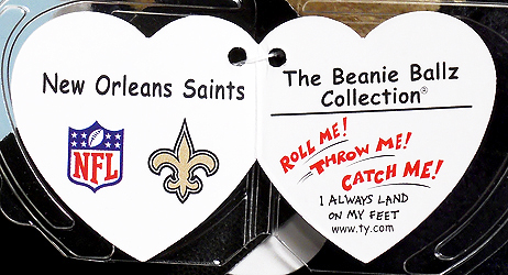 New Orleans Saints - swing tag inside