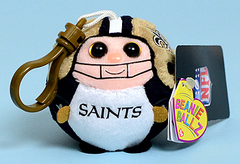 New Orleans Saints (key-clip) - football player - Ty Beanie Ballz
