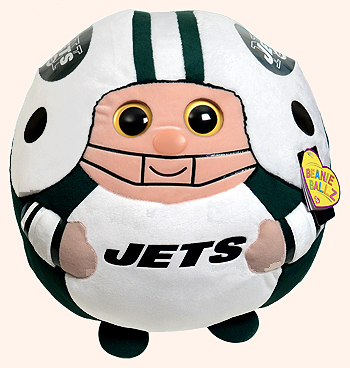 New York Jets (large) - football player - Ty Beanie Ballz