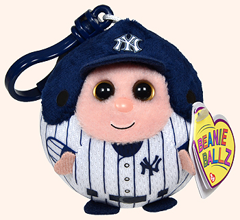 New York Yankees (clip) - baseball player - Ty Beanie Ballz