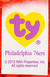 Philadelphia 76ers - tush tag inside