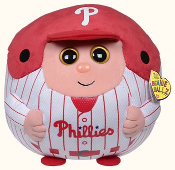Philadelphia Phillies (medium) - baseball player - Ty Beanie Ballz