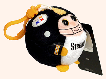 Pittsburgh Steelers (key-clip) - football player - Ty Beanie Ballz