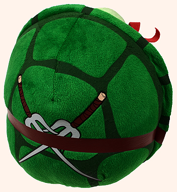 Raphael (medium) - turtle - Ty Beanie Ballz (original shell design)