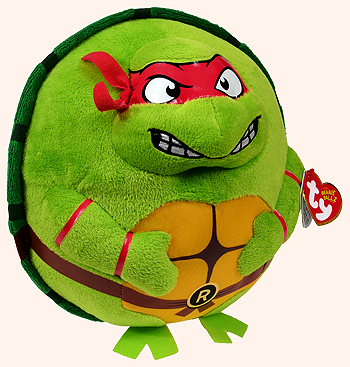 Raphael (medium, teenage Mutant Ninja Turtles) - turtle - Ty Beanie Ballz
