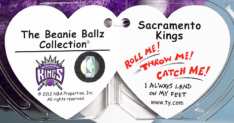 Sacramento Kings - swing tag inside
