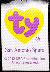 San Antonio Spurs - tush tag front