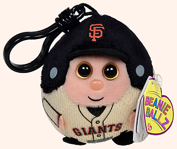 San Francisco Giants (clip) - baseball player - Ty Beanie Ballz