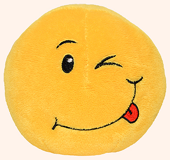 Smiley (back) - face - Ty Beanie Ballz