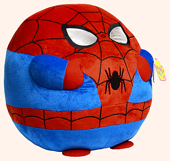 Spider-Man (large, silver eyes) - superhero - Ty Beanie Ballz