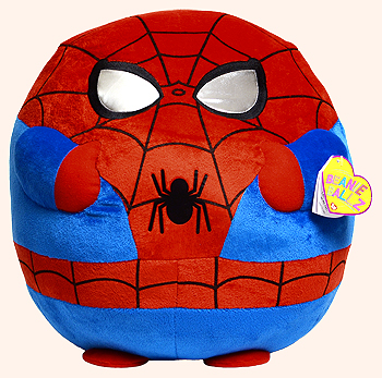 Spider-Man (silver eyes, large) - superhero - Ty Beanie Ballz