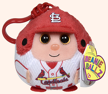 St. Louis Cardinals (clip) - baseball player - Ty Beanie Ballz