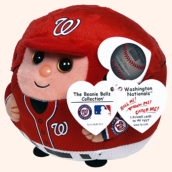 Washington Nationals - baseball player - Ty Beanie Ballz