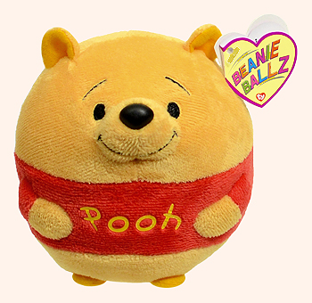 Winnie the Pooh - bear - Ty Beanie Ballz