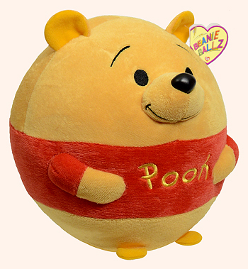 Winnie the Pooh (medium) - bear - Ty Beanie Ballz