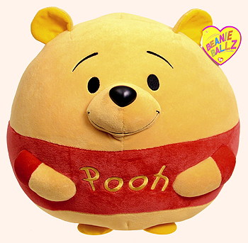 Winnie the Pooh (large) - bear - Ty Beanie Ballz