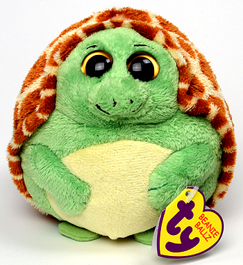 Zoom (2011 redesign with larger eyes) - turtle - Ty Beanie Ballz