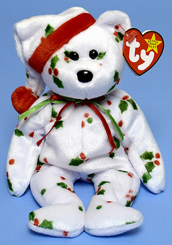 1998 Holiday Teddy - bear - Ty Beanie Babies