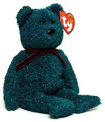 2001 Holiday Teddy - bear - Ty Beanie Baby