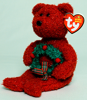 2006 Holiday Teddy - bear - Ty Beanie Baby