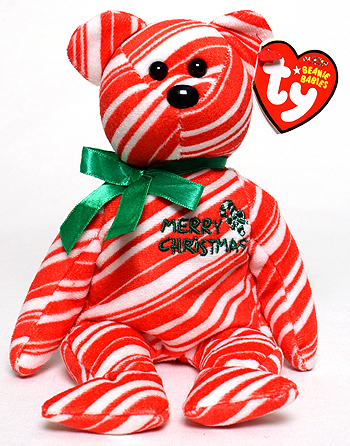 2007 Holiday Teddy (red) - Ty Beanie Babies