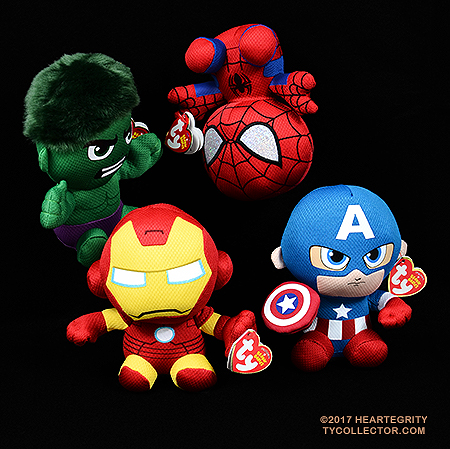 Marvel - Superhero Beanie Babies - 2016