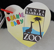 Admiral - Santa Barbara Zoo swing tag front