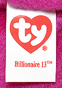 14th generation Beanie Baby tush tag - front