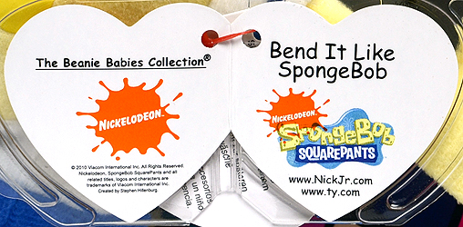 Bend It Like SpongeBob - sponge - Ty Beanie Babies