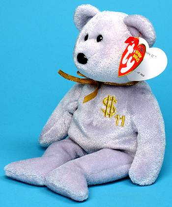 Billionaire 11 - bear - Ty Beanie Baby