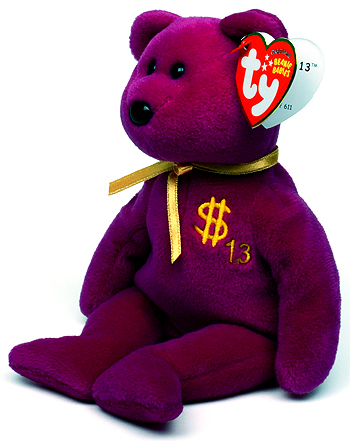 Billionaire 13 - bear - Ty Beanie Baby
