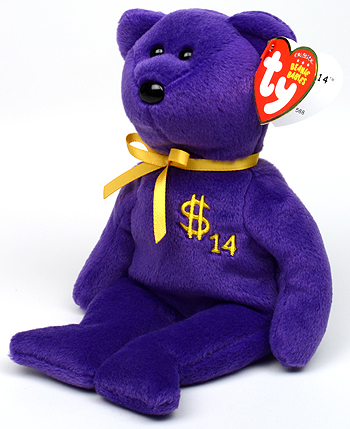 Billionaire 14 - bear - Ty Beanie Baby