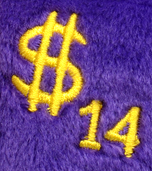 Billionaire 14 - bear - embroidered chest emblem