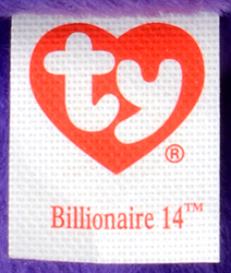Billionaire 14 - tush tag front