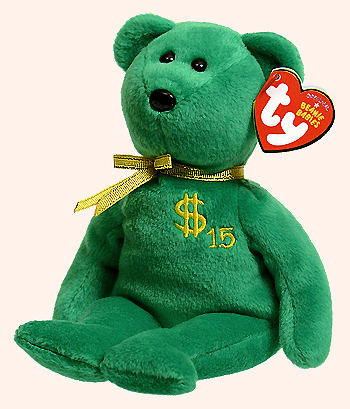 Billionaire 15 - bear - Ty Beanie Baby