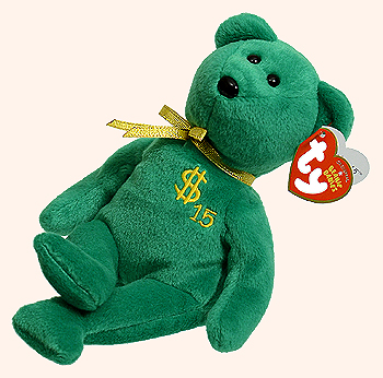 Billionaire 15 - bear - Ty Beanie Babies