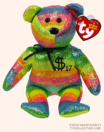 Billionaire 17 - bear - Ty Beanie Babies