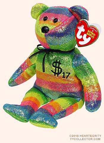 Billionaire 17 - bear - Ty Beanie Baby