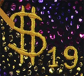 Billionaire 19 - chest embroidery detail